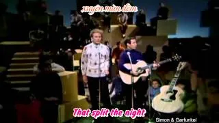 [Lyric+Vietsub] The Sound Of Silence-Simon & Garfunkel