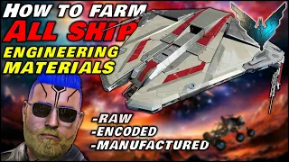 The Fastest Way to Farm All Ship Engineering Materials in Elite Dangerous - Raw Encoded Manufactured