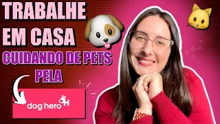 RENDA EXTRA TRABALHANDO EM CASA HOSPEDANDO PETS, LEVANDO CACHORROS PARA PASSEAR COM APP #DOGHERO