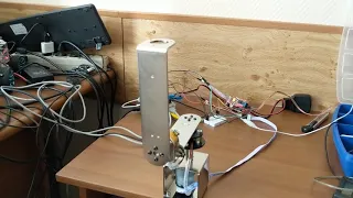 Rotary inverted pendulum PID control (with arm position control)