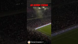 Atmosphere in Air Albania Stadium