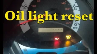 OIL MAINTENANCE LIGHT RESET ON A 2006 - 2015 TOYOTA TACOMA