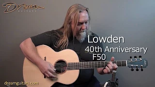 2015 Lowden F-50, 40th Anniversary Edition #70, Brazilian Rosewood/Adirondack