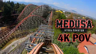 Medusa Steel Coaster Front Row POV Six Flags Mexico