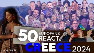 50 Eurovision Fans αντιδρούν στο ZARI της Μαρίνας Σάττι! 🇬🇷 | EUROVISION 2024 | OGAE REACTS