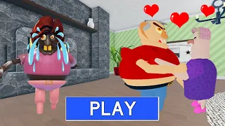 LOVE STORY | GRANDPA FALL IN LOVE WITH STEP GRANDPMA? Scary Obby ROBLOX #roblox