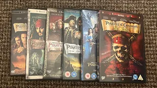 My Pirates Of The Caribbean DVD Collection (September 2022)