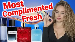 TOP 10 MOST COMPLIMENTED FRESH FRAGRANCES FOR MEN 💥 MOST COMPLIMENTED FRESH MENS COLOGNES