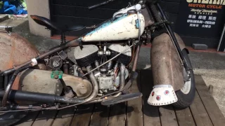 cream motor cycle 1946 Indian chief for sale