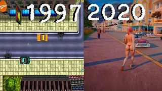 Evolution of Grand Theft Auto (GTA) 1997-2020