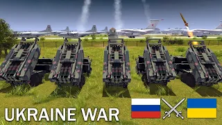 Today Ukrainian air defense system destroyed Russian air base  MOWAS2 Battle Simulation