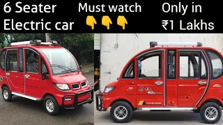 6 Seater Mini electric car only in 1 lakh Rupees || Minghong SEV2 || Must watch