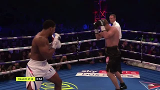 ANTHONY JOSHUA VS ALEXANDER POVETKIN HIGHLIGHTS