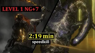 Elden Ring - Level 1 NG+7 Radagon / Elden Beast speedkill [No Damage]