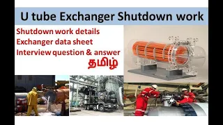 U Tube Exchanger / Shutdown/ Maintenance / Heat exchanger/ oil and gas / shell and tube exchanger