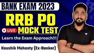 RRB PO Prelims Live Mock Test with Timer || Target RRB PO 2023 || Career Definer || Kaushik Mohanty
