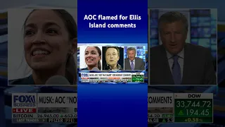 Elon Musk claims AOC is ‘just not that smart’ after migrant comments #shorts