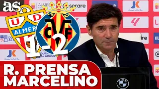 UD Almería - Villarreal CF | MARCELINO en rueda de prensa