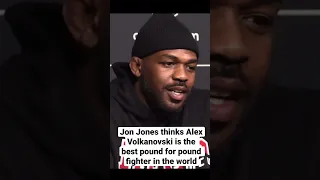 Jon Jones thinks Alex Volkanovski is the best pound for pound fighter over Islam Makhachev #ufc285