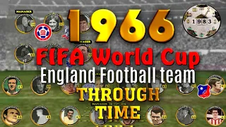 1966 Fifa World Cup - England Football Team Through Time (1934-2022)