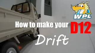 WPL D12 Drift | How to make your WPL D12 drift | WPL D12 Gyro installation