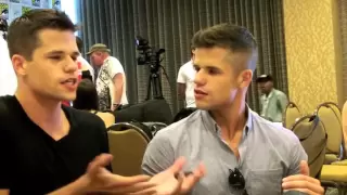 Daniel Sharman and Max and Charlie Carver Talk TEEN WOLF at San Diego Comic Con 2013