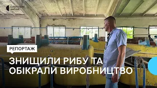 «Залишки «руського миру»: окупанти знищили рибгосп під Ізюмом