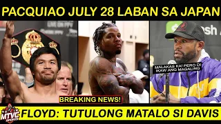 BREAKING: PACQUIAO Kasado na ang Laban sa JAPAN | Floyd: Di Magaling si Davis!