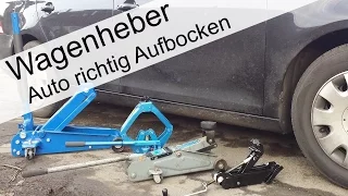 Auto richtig Aufbocken welcher Wagenheber ist der richtige (Zuschaueranfrage)