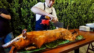 15-Hour Filipino Food Tour in Pampanga & Manila, Philippines - HUGE LECHON with Makansutra!