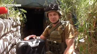 Патріотичне виховання: військові ЗСУ вмикають для окупантів гімн України поблизу Станиці Луганської