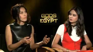 Gods of Egypt: Elodie Yung "Hathor" & Courtney Eaton "Zaya" Exclusive Interview | ScreenSlam