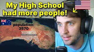 American reacts to Why 95% of Australia is Empty