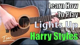 Harry Styles Lights Up Guitar Lesson, Chords, and Tutorial