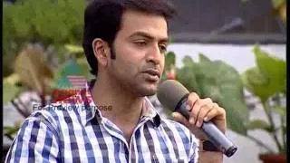 Prithviraj, actor, talks to Asianet News, Part 1 (Onam Special 2011)