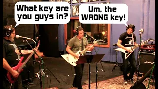 Challenging my metal band to play our first original song (from 1991) ON THE SPOT!