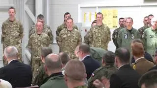 Baltic Air Policing handover ceremony April 2014