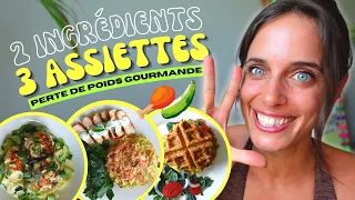 3 REPAS à base de COURGETTES & POULET | Recettes Healthy & Rapides