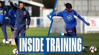 Noni Madueke Outrageous Skill, Sharpshooting Sessions & One Touch Finishing  | Inside Training | U21