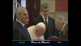 Roma - 20 anni fa la visita di Giovanni Paolo II al Parlamento italiano (14.11.22)