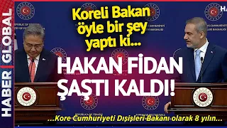 Koreli Bakan Toplantıda Öyle Bir Şey Yaptı ki Hakan Fidan Dahil Herkes Şaştı Kaldı!