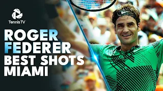 Roger Federer: The Most Stunning Shots From Miami! 🪄