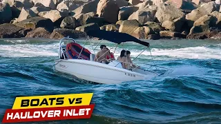 THEY STAND NO CHANCE AT HAULOVER INLET !! | Boats vs Haulover Inlet