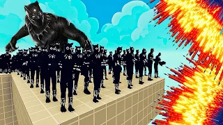 300x BLACK PANTHERS + 1x GIANT + 3x EVERY GODS - Totally Accurate Battle Simulator.