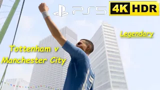 Manchester City v Tottenham 3v3, Legendary Difficulty, Volta FC 24 Gameplay (PS5 UHD 4K 60FPS HDR)