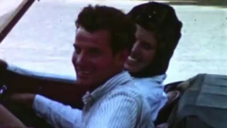 Grandma's Vintage Home Movies 20: 60's couple with a cool red sports car