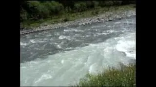 Confluence of the White Aragvi and Black Aragvi Rivers