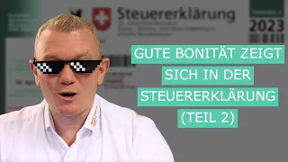 GUTE BONITÄT SIEHT MAN AN DER STEUERERKLÄRUNG (TEIL 2)