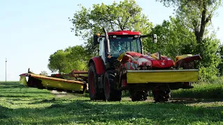 Koszenie lucerny 2020 w GR Kamienica !!!! Jedyny taki zestaw :) Zetor Forterra hsx 140 & Pottinger