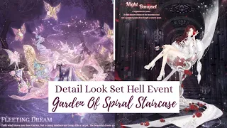 Hell Event (Garden of Spiral Staircase) detail look set cantik Fleeting Dream dan Night Banquet #LNQ